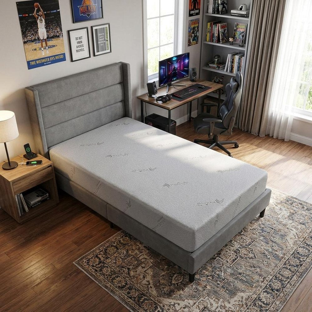 38" Twin Memory Foam Medium Foam Mattress
