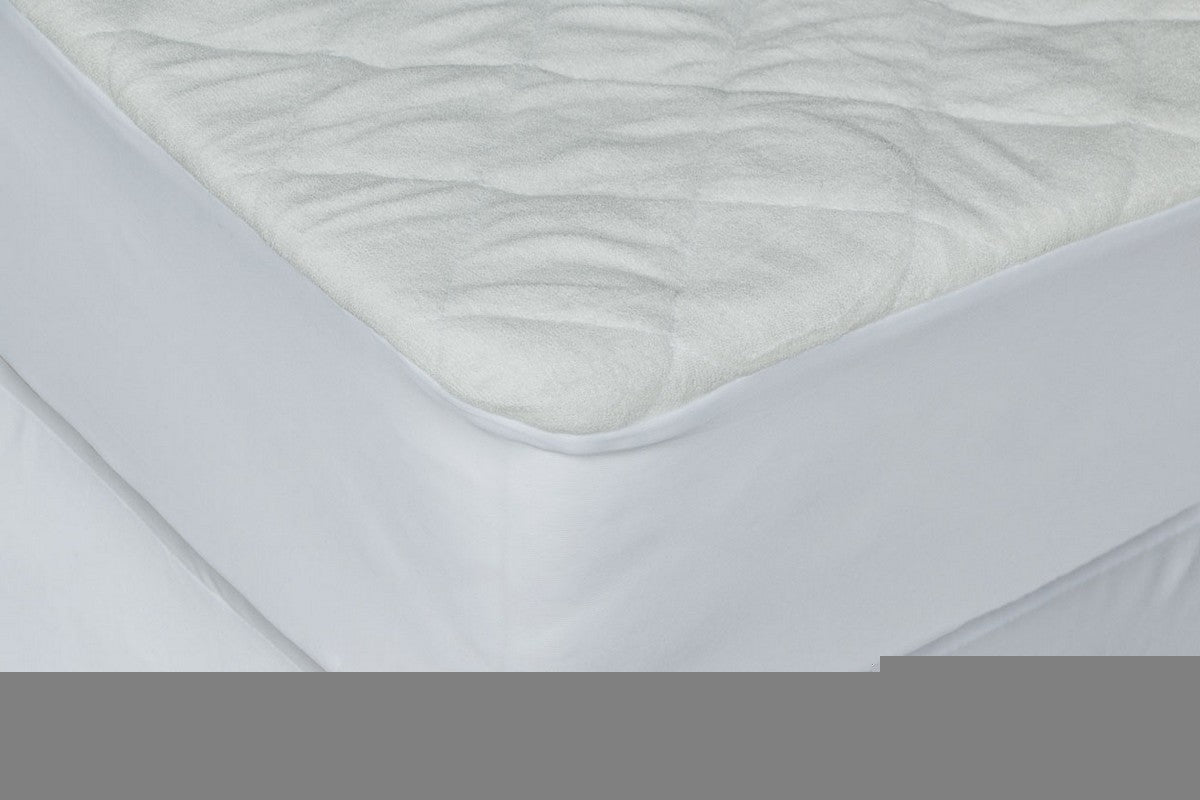9" Waterproof Bamboo Terry Crib Mattress Pad Liner Mattress Cover Only.