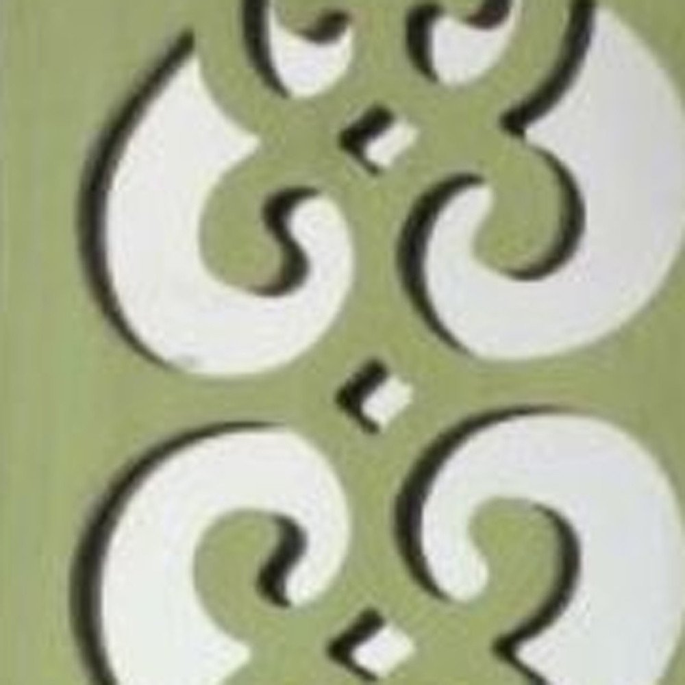 Green Wood Hanging Dimensional Sculpture