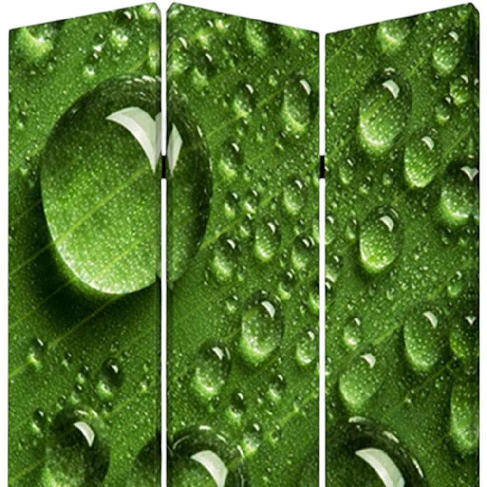 48" X 72" Multi Color Wood Canvas Rain  Screen