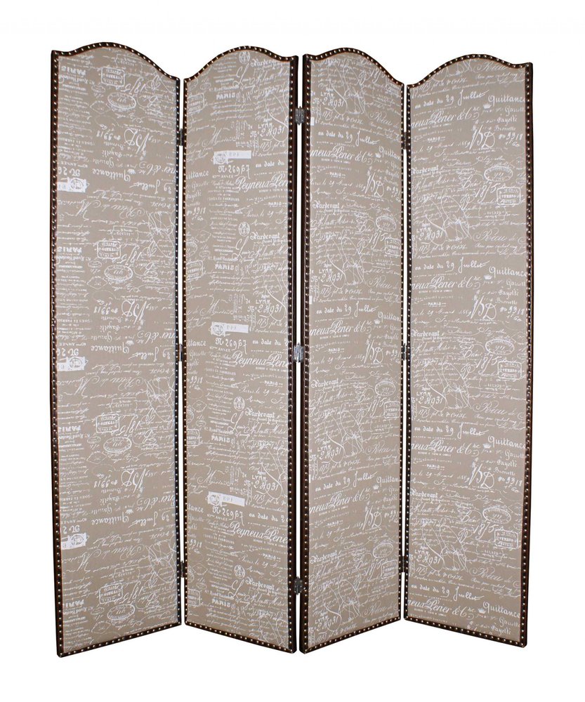 80 X 84 Tan Wood Galore Screen