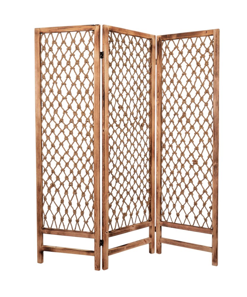 60 X 69 Natural Rope Wooden Screen