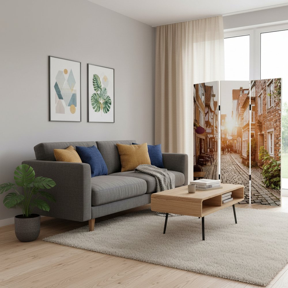 48 X 72 Multi Color European Promenade Screen