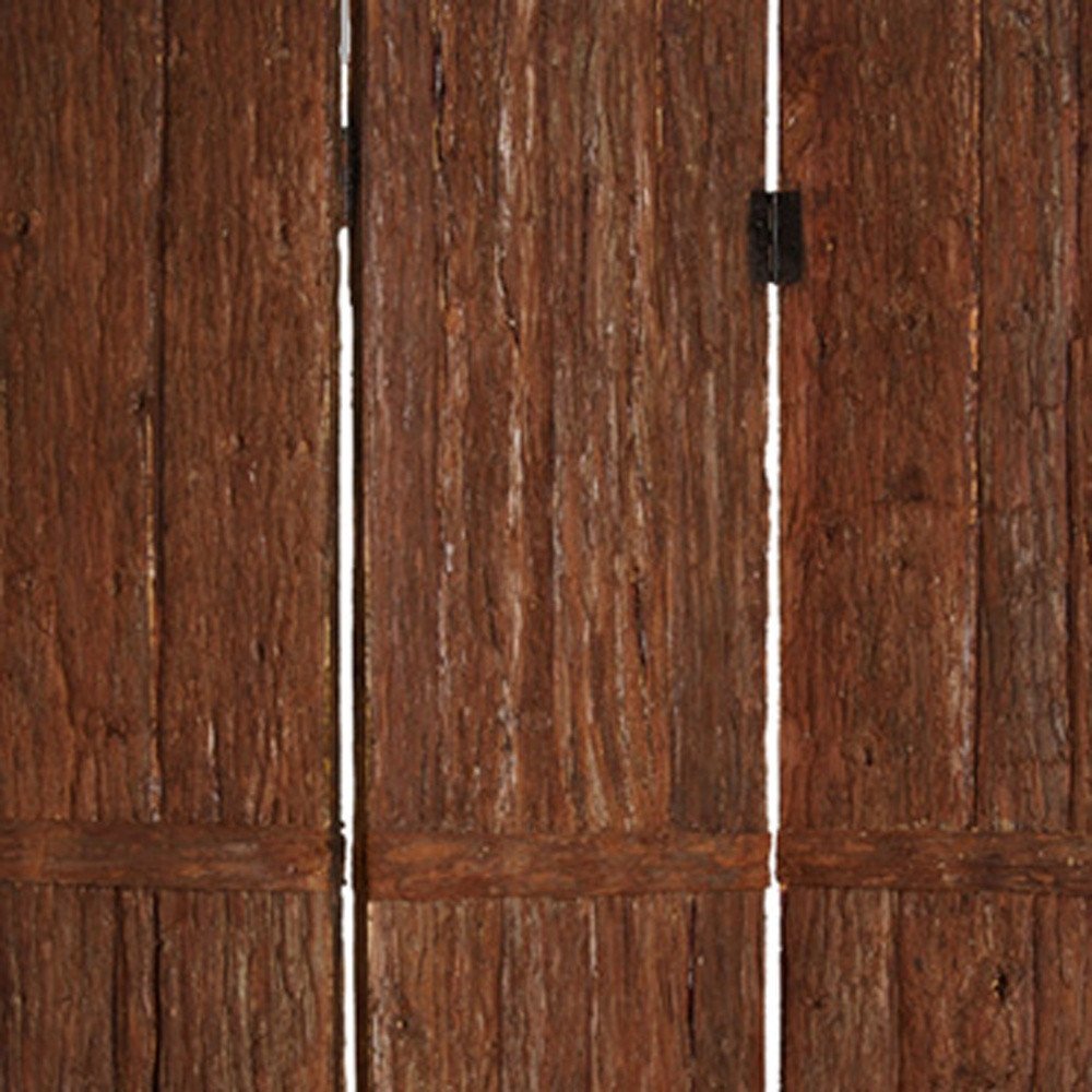 62" X 72" Brown Wood Tahoe Screen