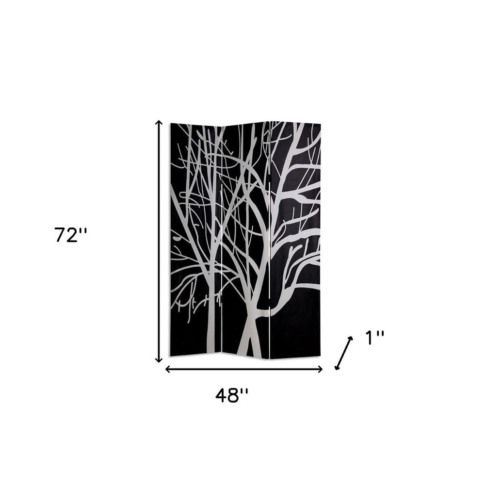 48" X 72" Multi Color Wood Canvas Tranquillity Screen