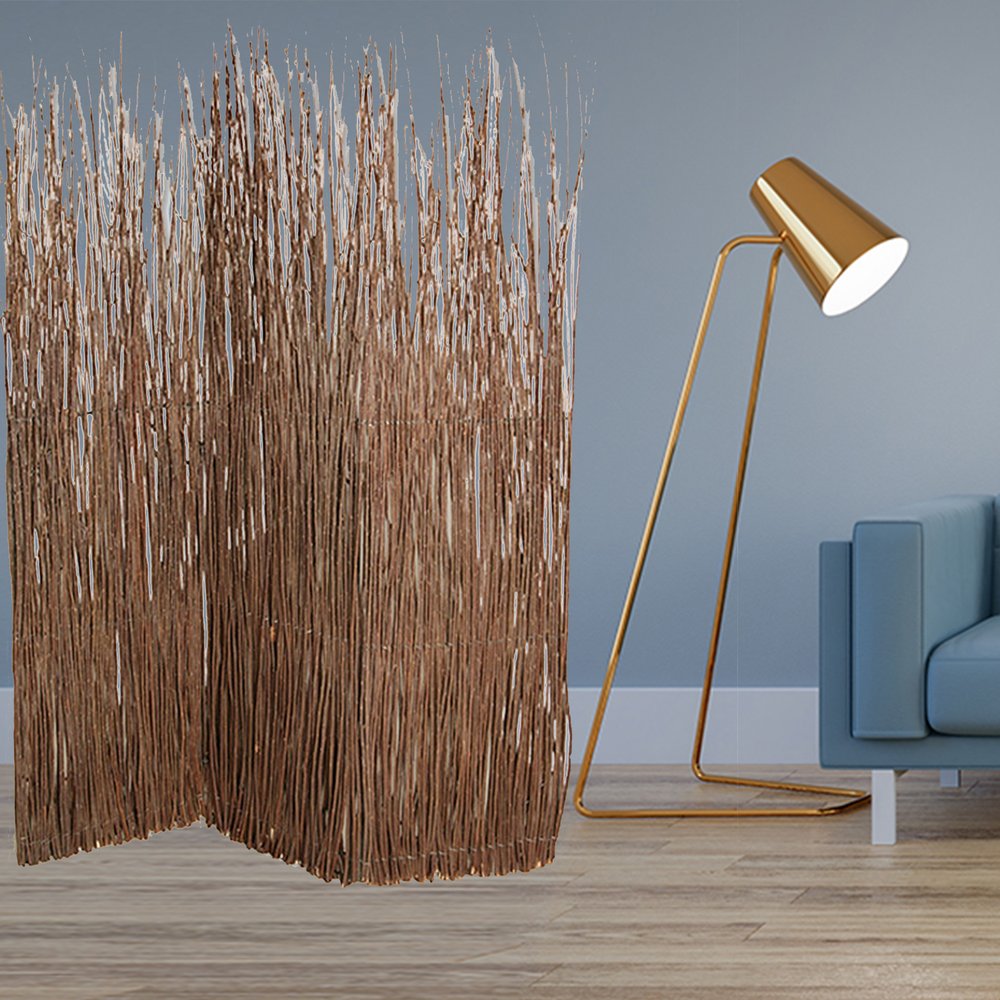 63" X 84" Brown Willow Adirondack Screen