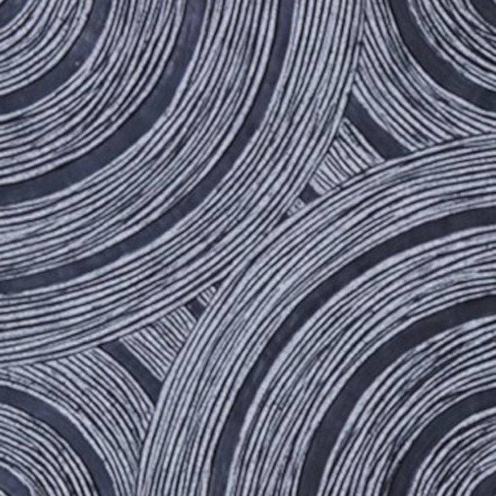 13" X 13" X 2" Gray Lined, Square - Wall Decor