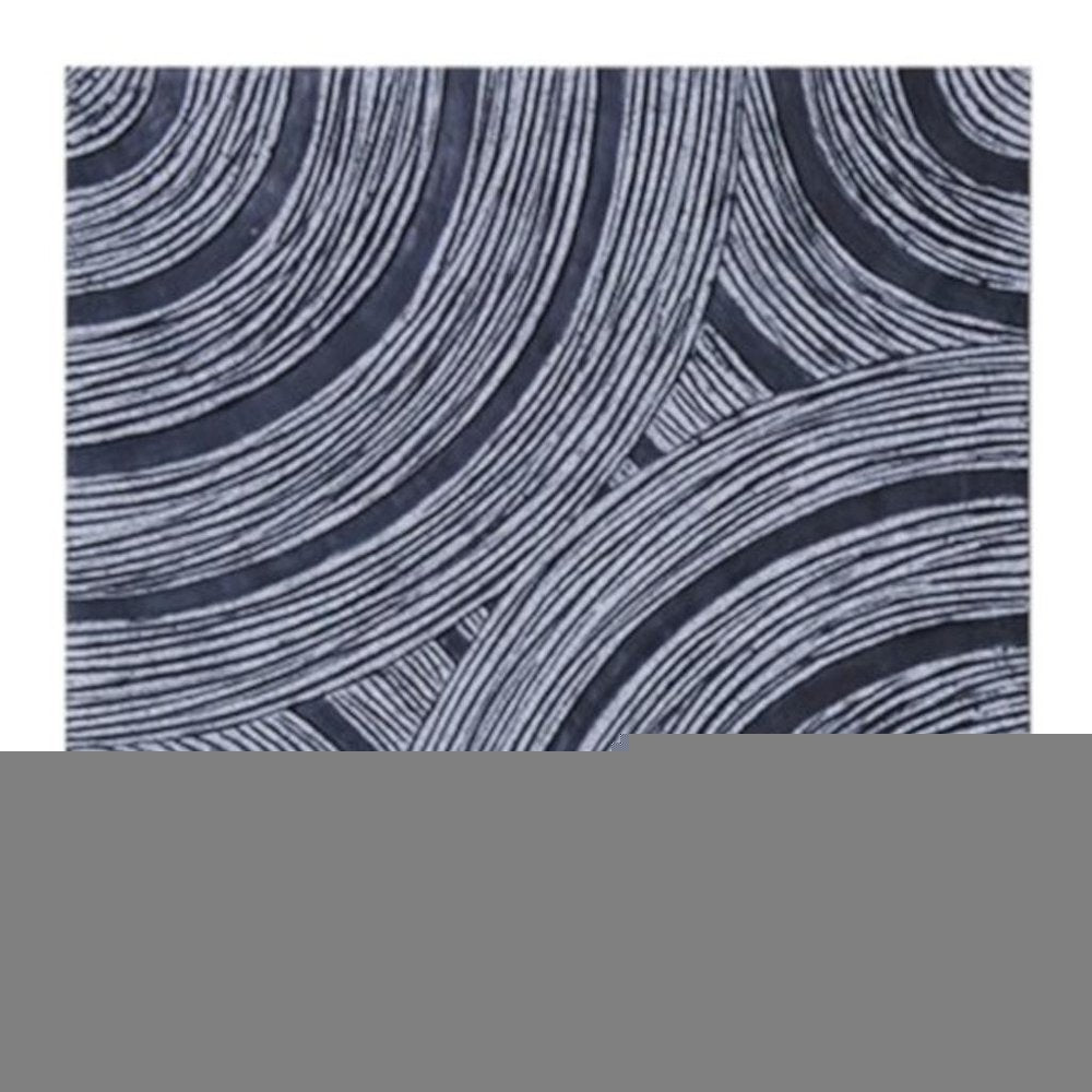 13" X 13" X 2" Gray Lined, Square - Wall Decor