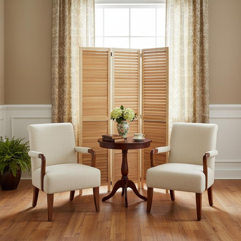 47 X 67 Natural Wood Screen