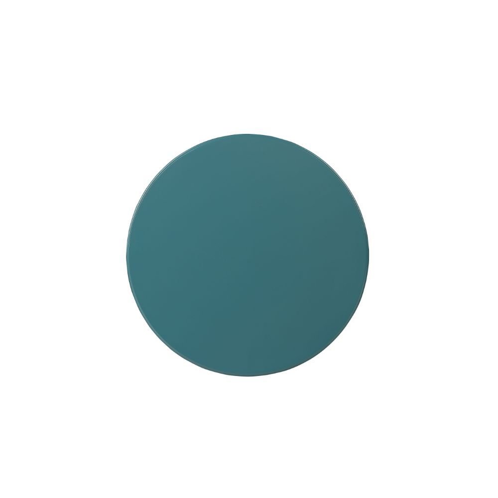 22" Brown Solid Wood Round Pedestal End Table