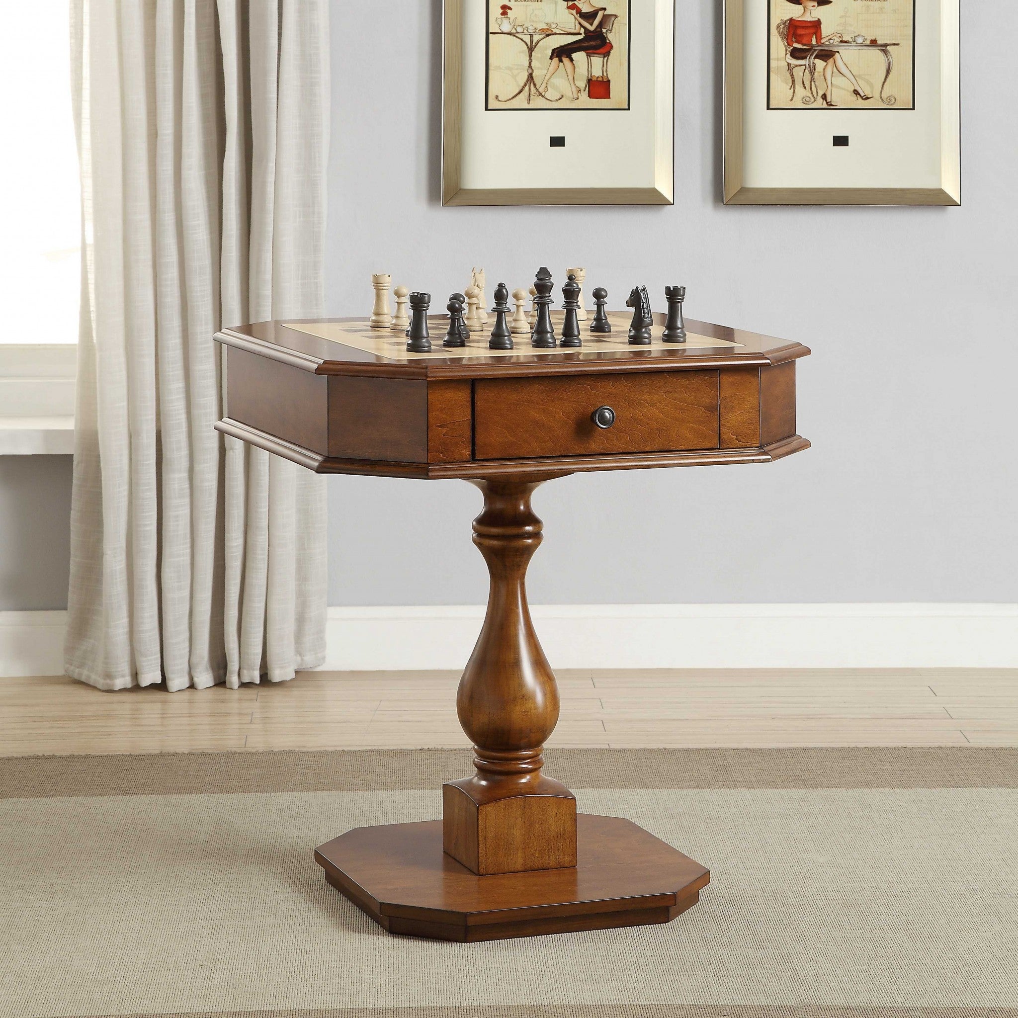 28" X 28" X 31" Cherry Mdf Game Table