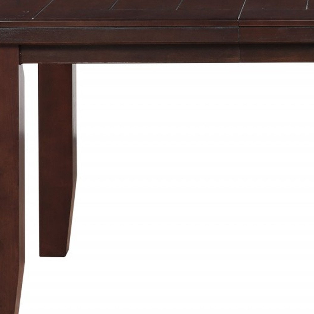 48" Dark Brown Dining Table