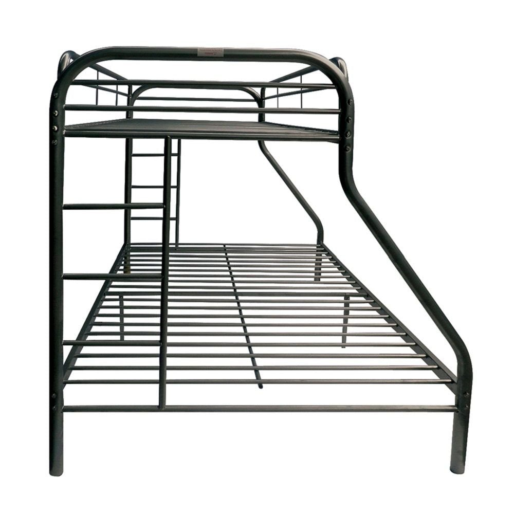 78" X 54" X 60" Twin Over Full Purple Metal Tube Bunk Bed