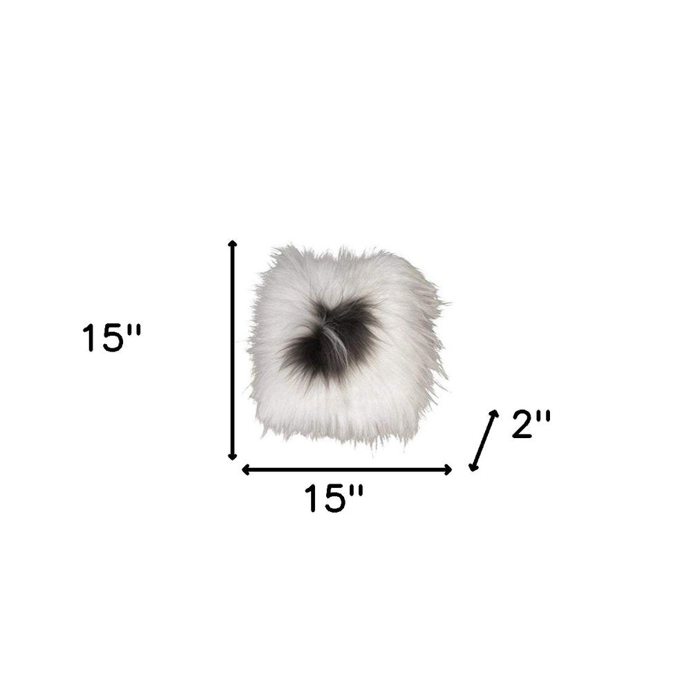 15" X 15" Gray Synthetic Solid Color Pad