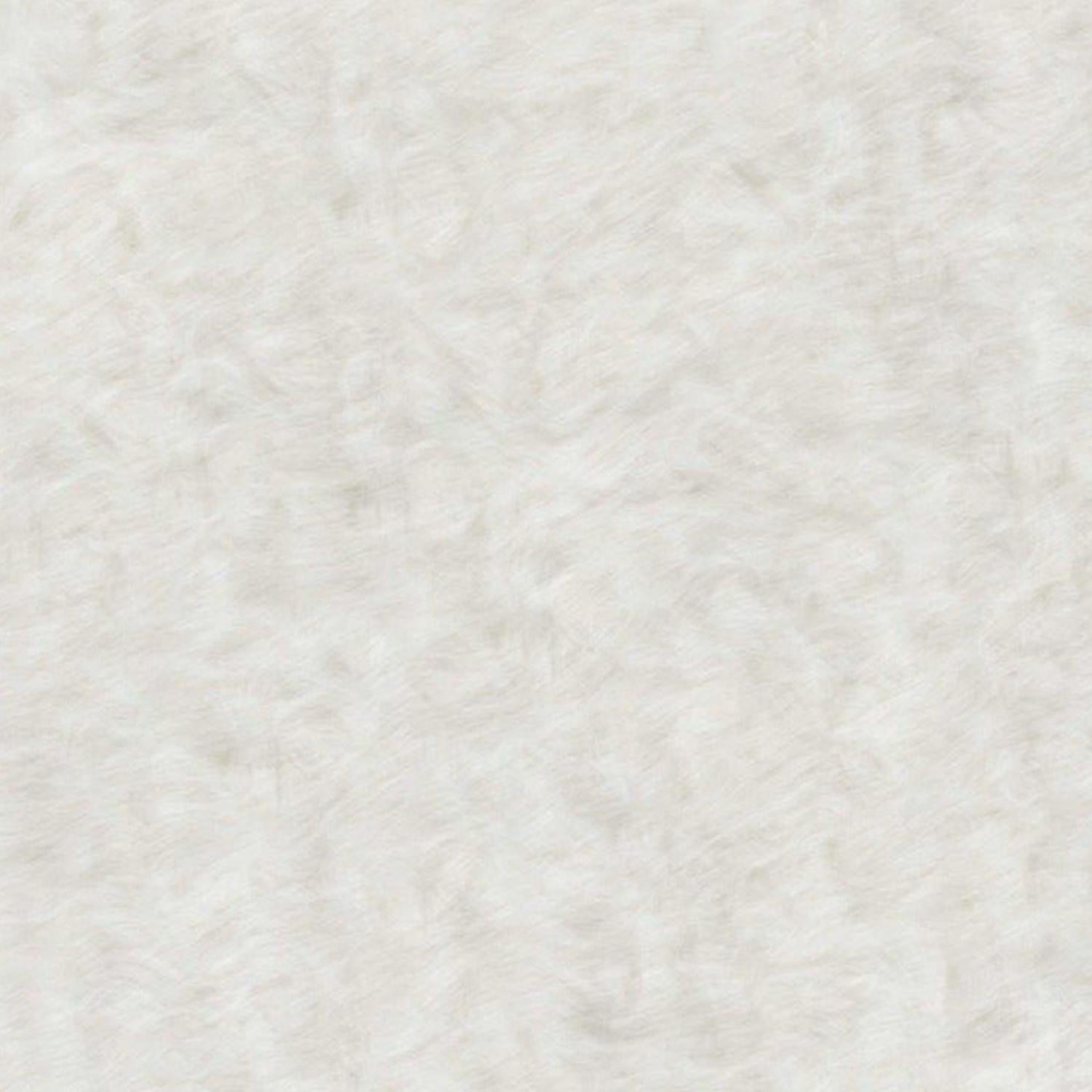 5' X 6' Off White Animal Print Shag Area Rug