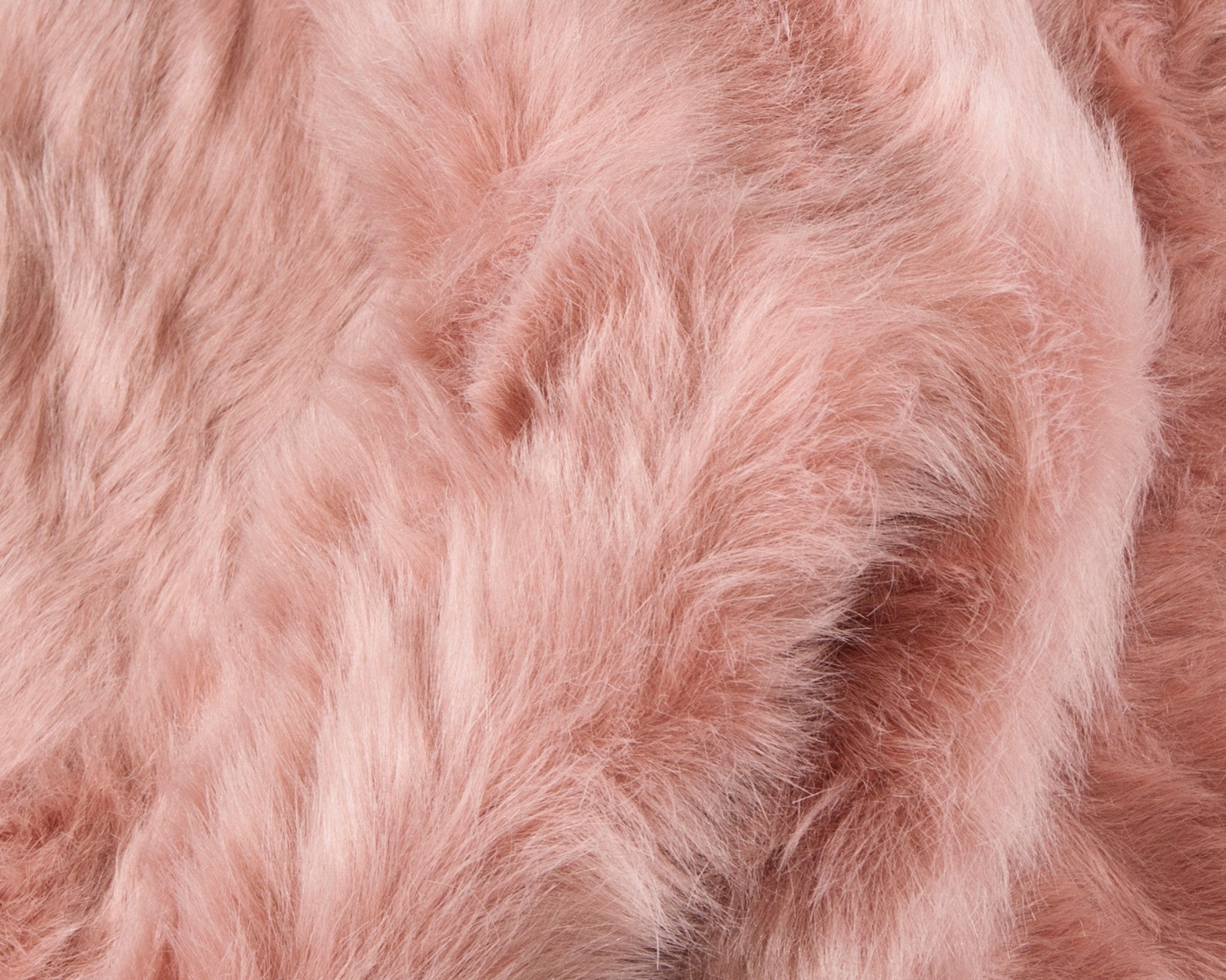 2' X 3' Dusty Rose Shag Area Rug