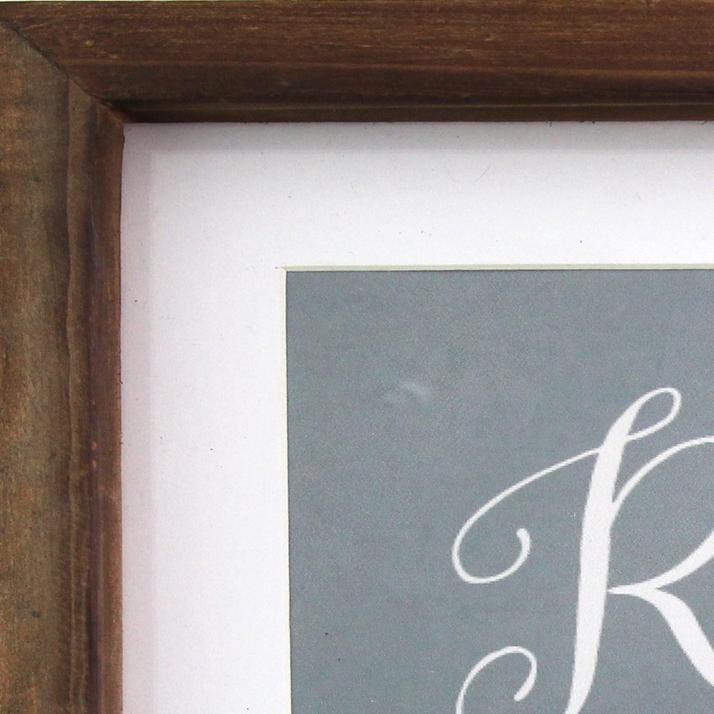 14" X 11" Relax Breathe Soak Unwind Brown Framed Bathroom Wall Art