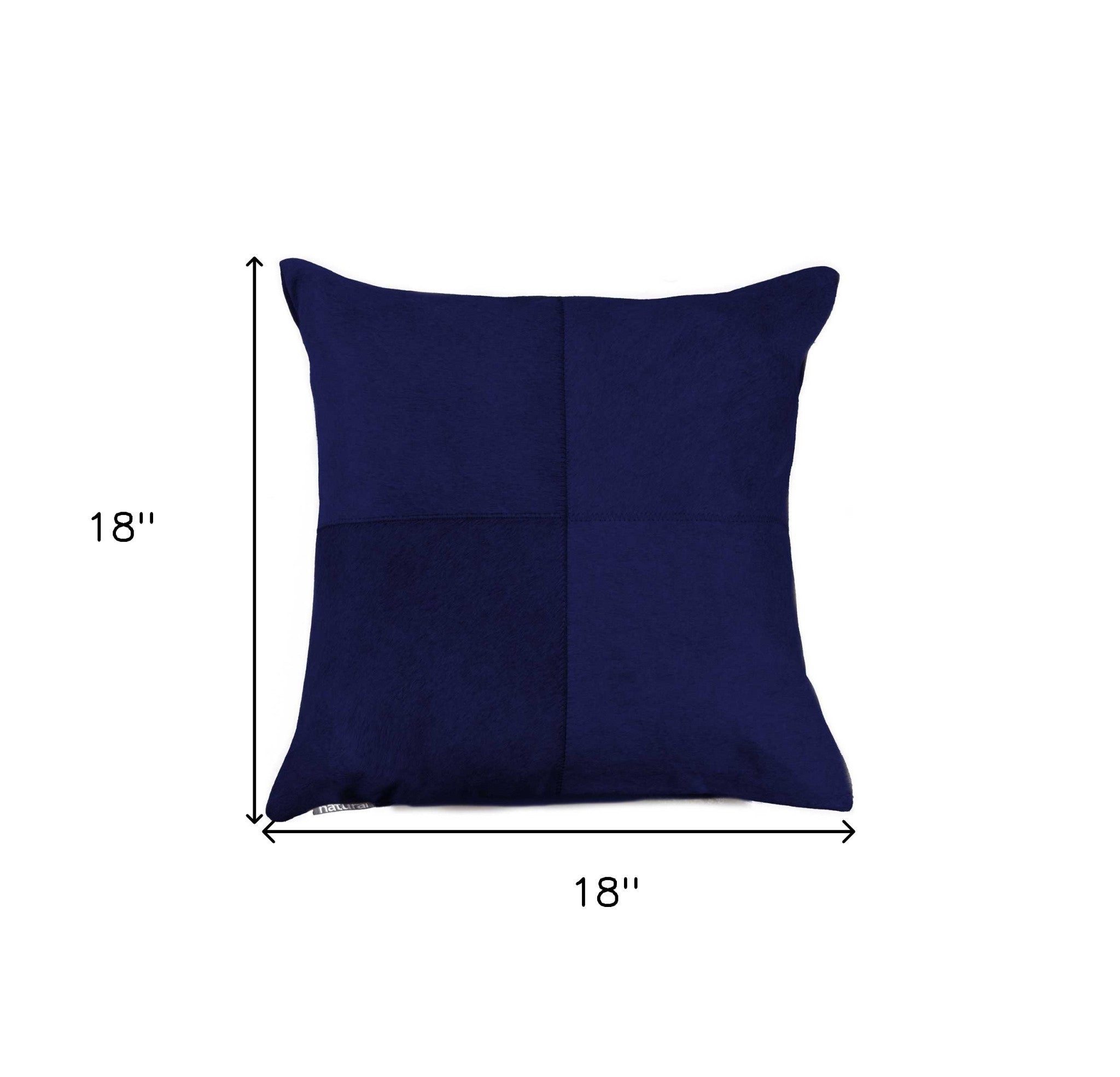 18" X 18" X 5" Navy Pillow