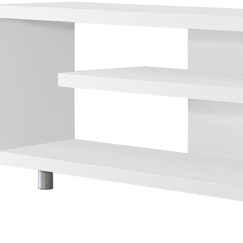 60" Dark Brown Cabinet Enclosed Storage TV Stand