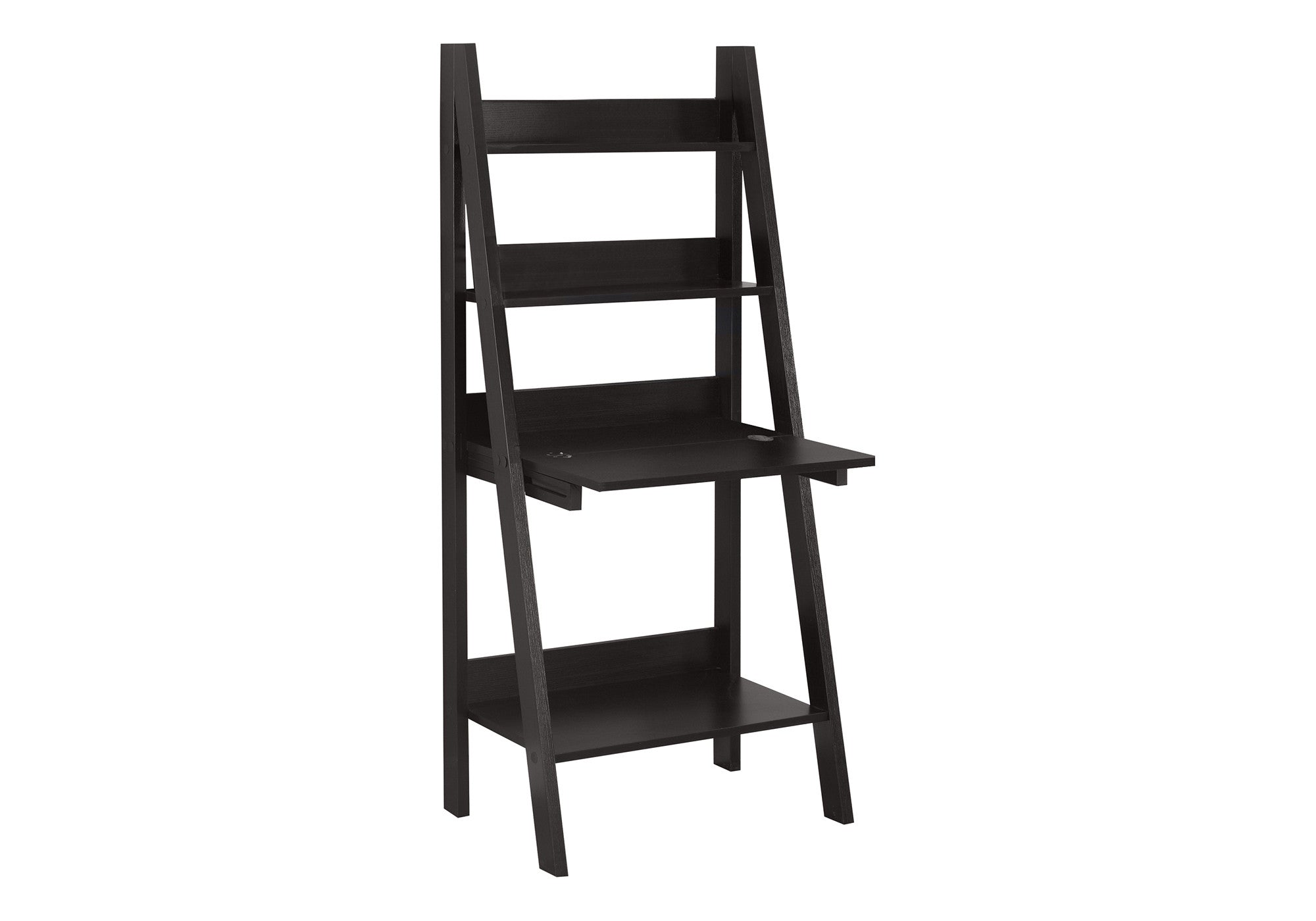 25" Espresso Ladder Desk