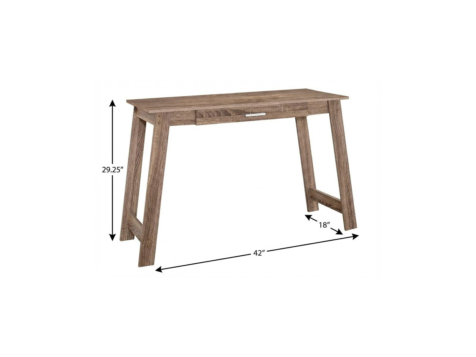 42" Taupe Computer Desk