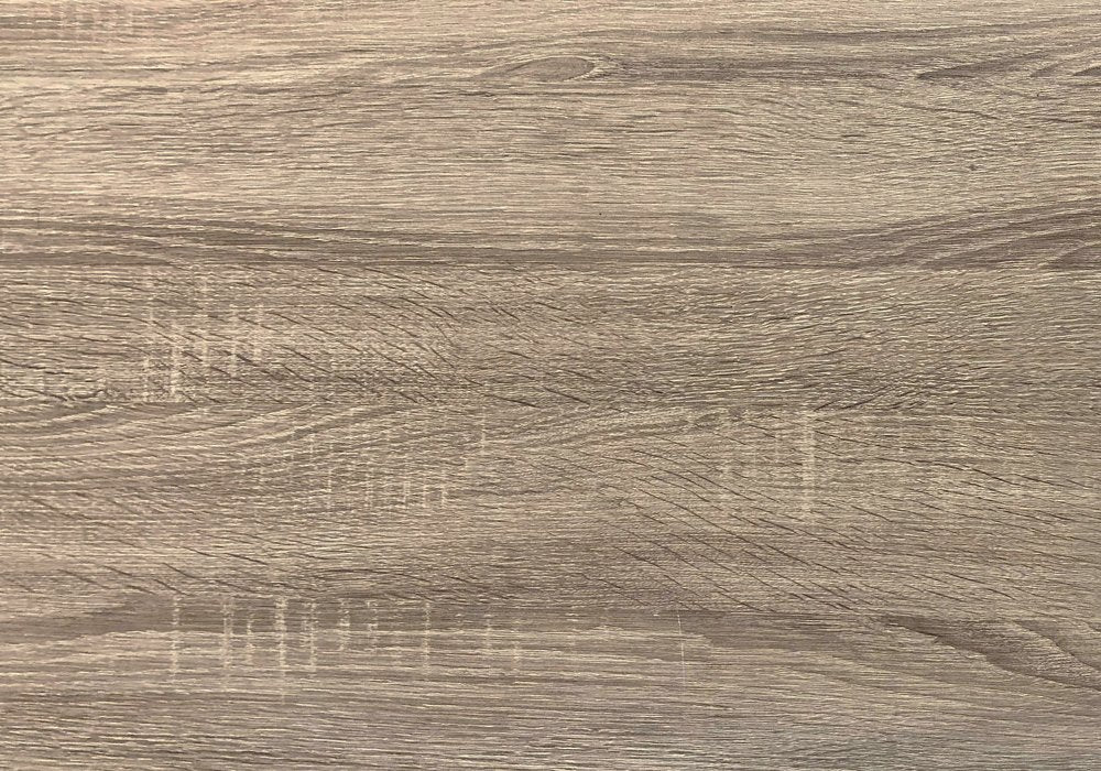 48" Dark Brown and Silver Computer Desk With Two Drawers