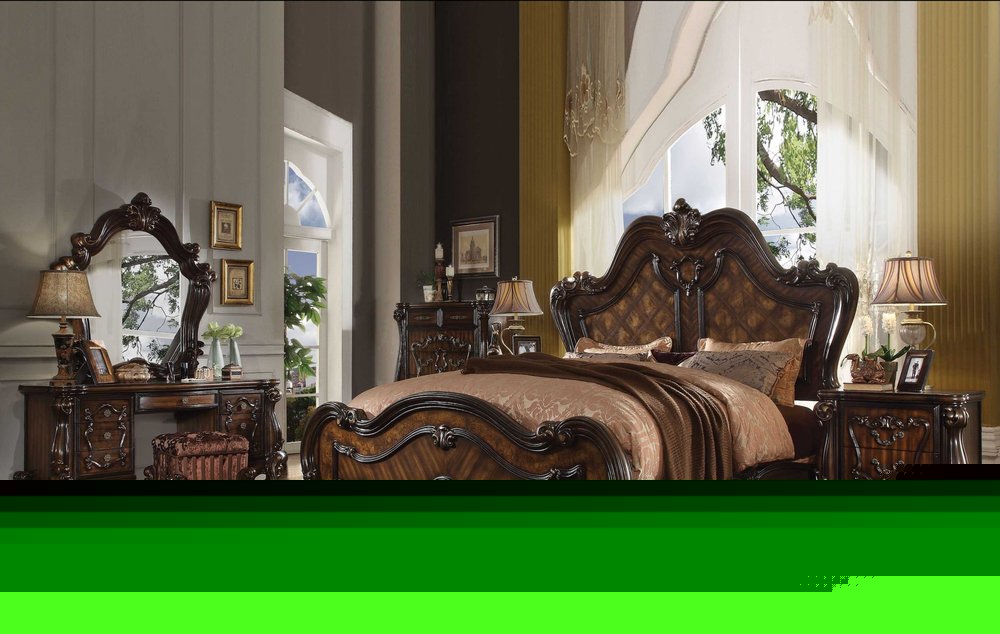 Brown King Bed Frame