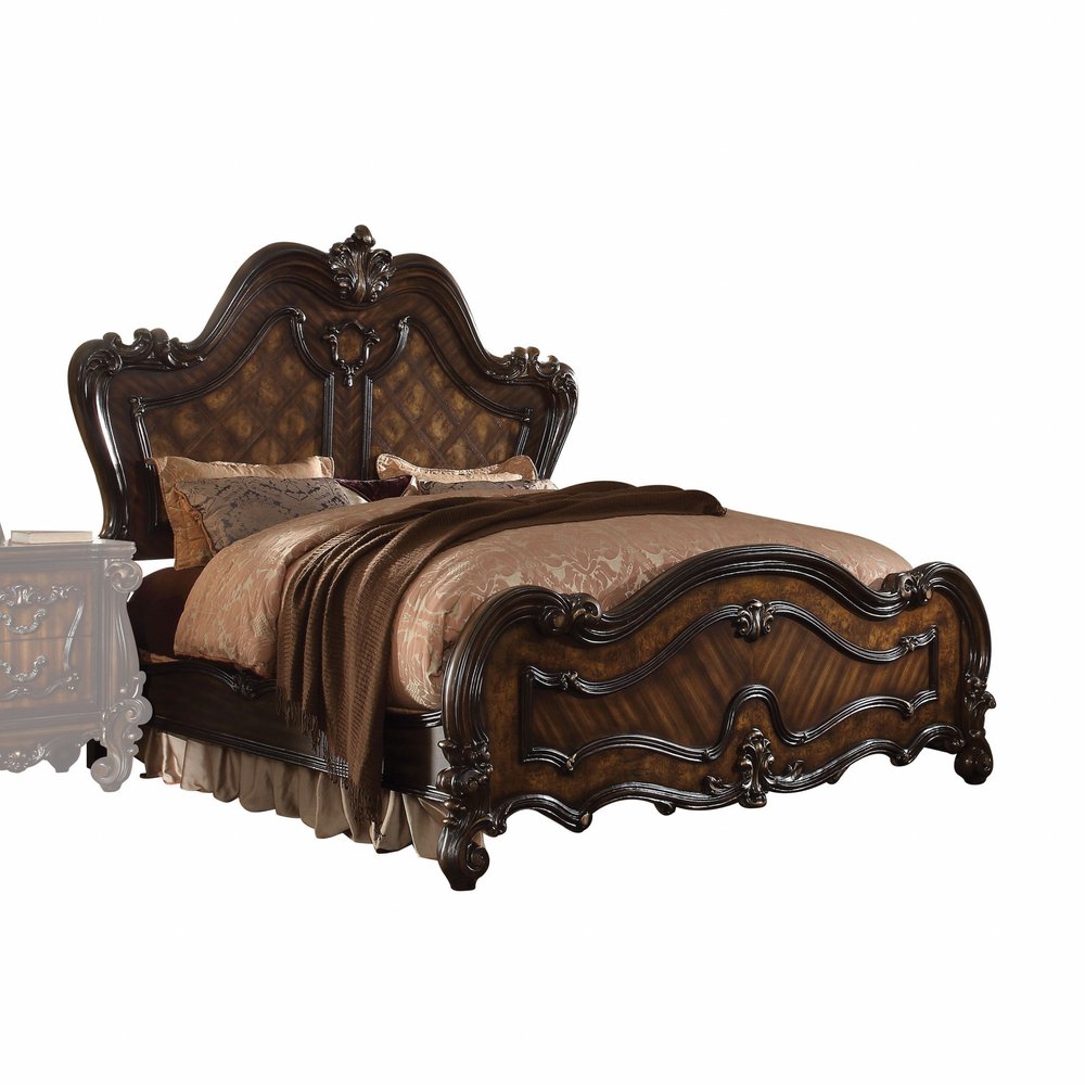 Dark Brown Queen Bed Frame