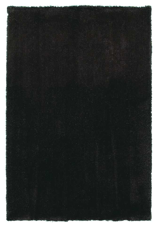 8' X 10' Espresso Shag Hand Woven Area Rug