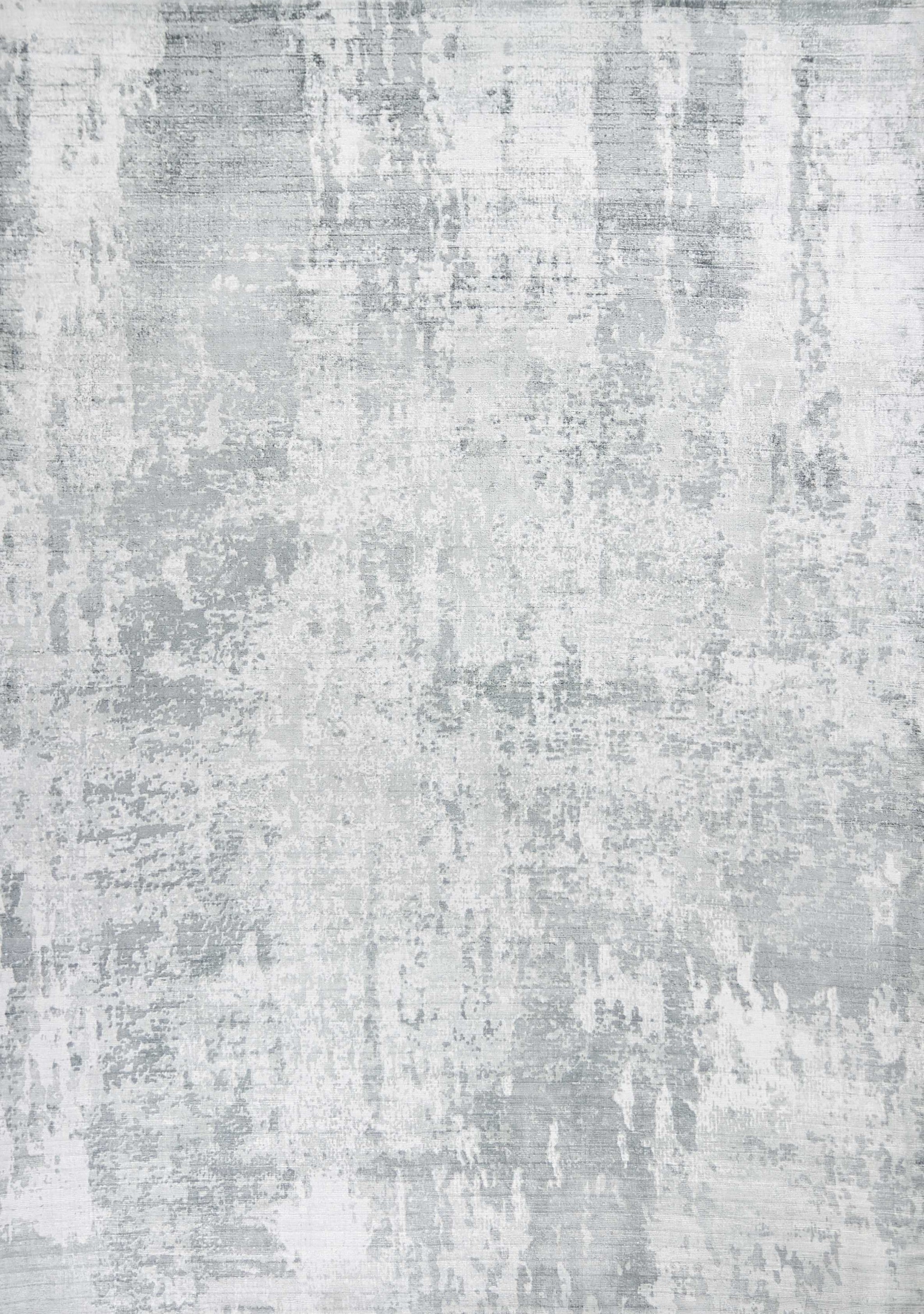 5' X 7' Dark Gray And Light Gray Abstract Hand Loomed Area Rug