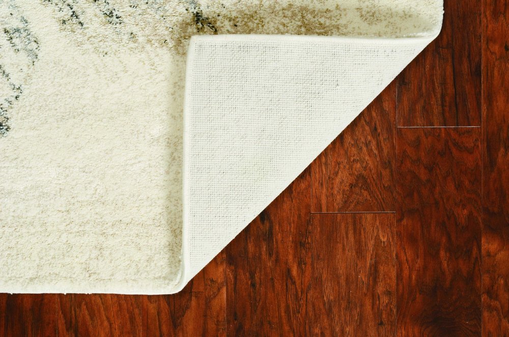 9' X 13' Ivory And Gray Abstract Area Rug