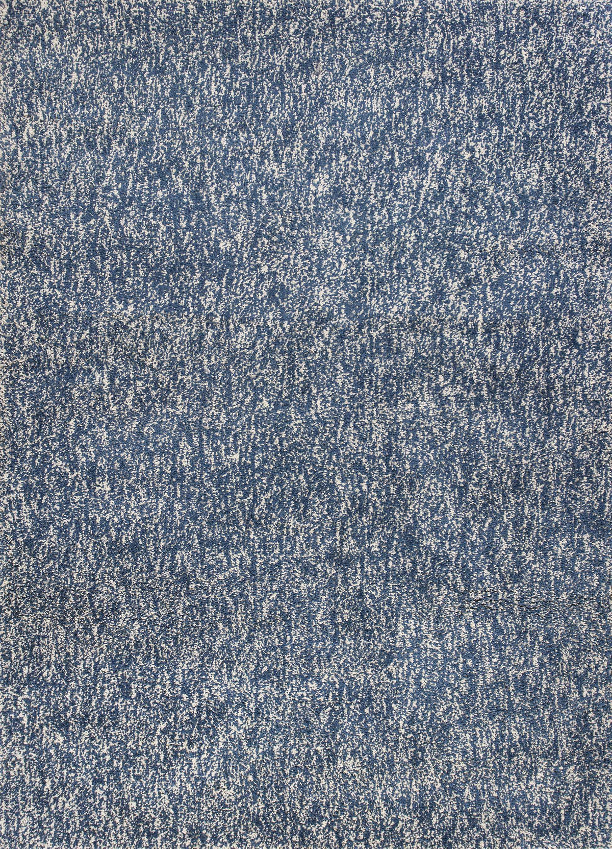 5' X 7' Indigo And Ivory Abstract Hand Woven Area Rug
