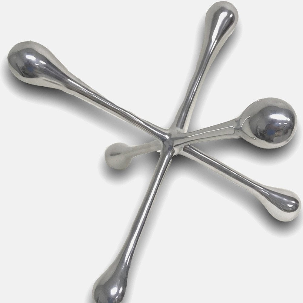 7" Silver Buffed Aluminum Decorative Jack