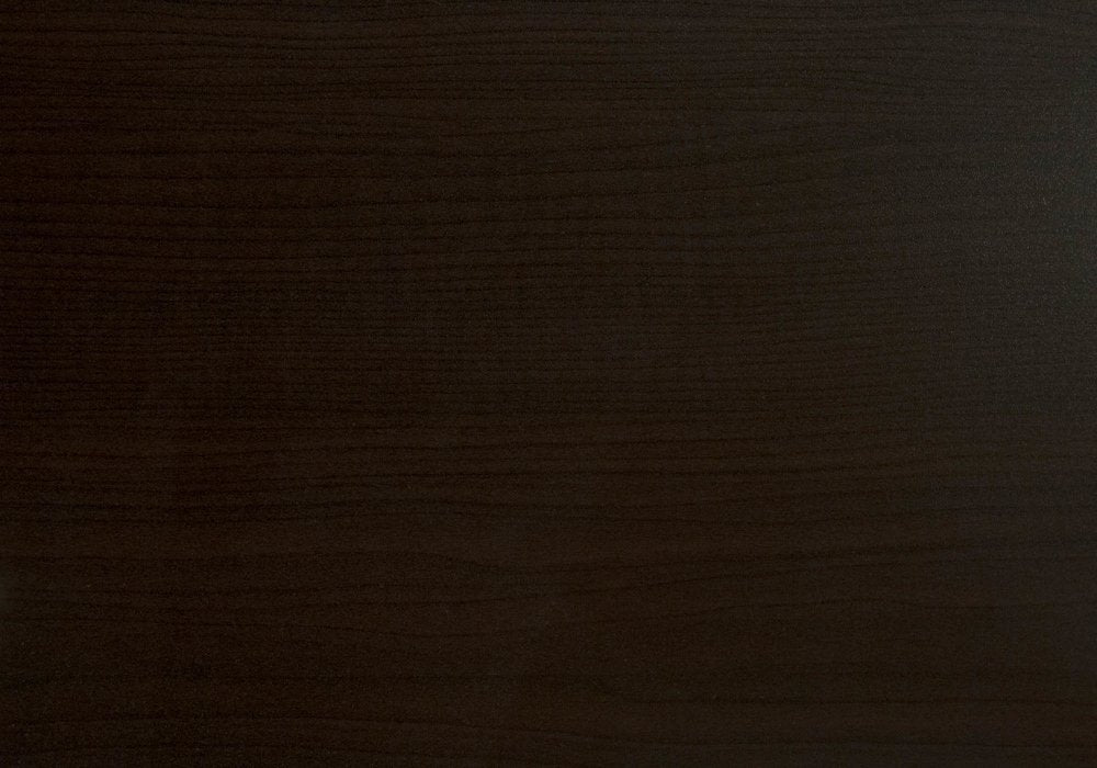 24" Dark Brown and Gold Computer Desk With Two Drawers