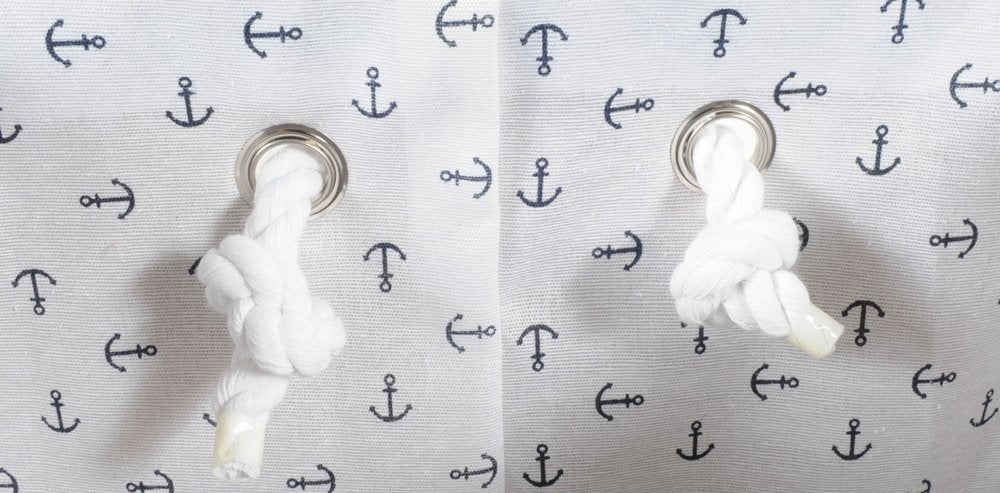 13.5" X 17" X 22.5" Blue Fabric Basket With Bow Decoration Set Of 5