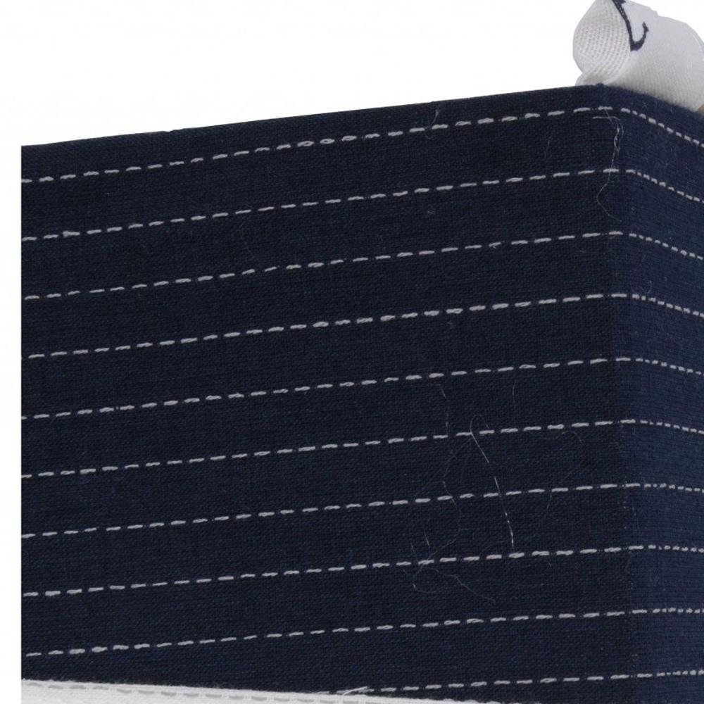 Set of Three Blue Fabric