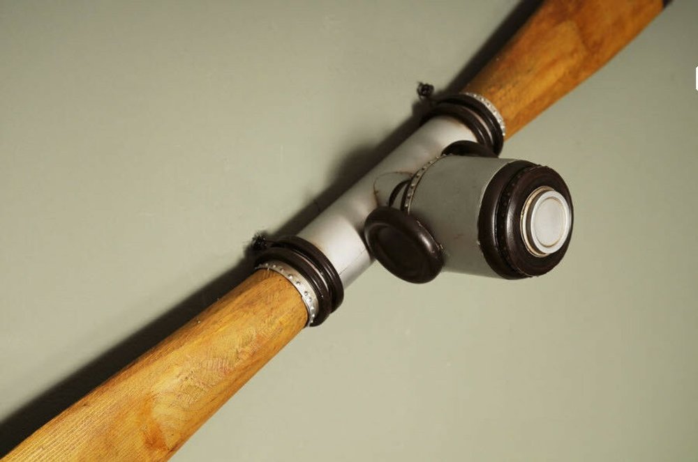 5" Yellow and Black Metal Hand Painted Figurine Tabletop Sculpture