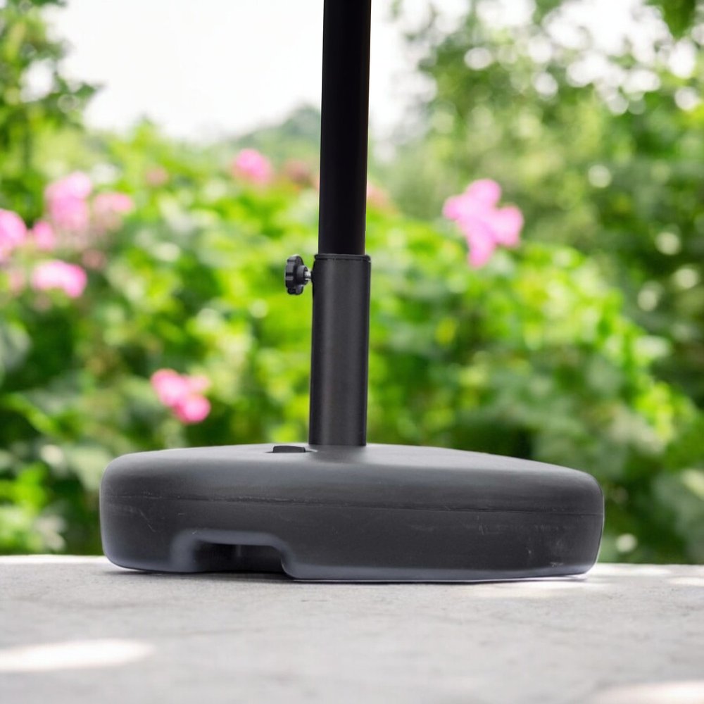 Black Heavy Duty Plastic Umbrella Base