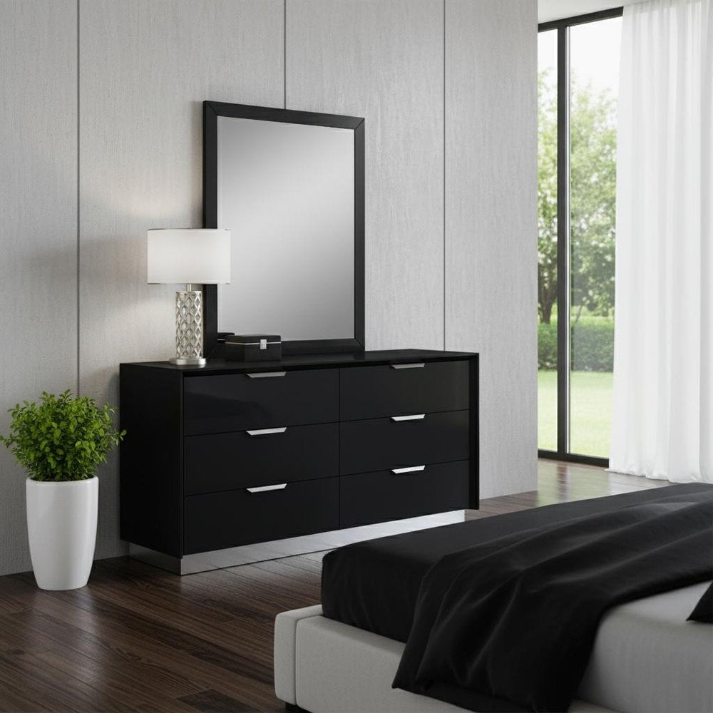 63 X 19 X 32 Gray Double Dresser