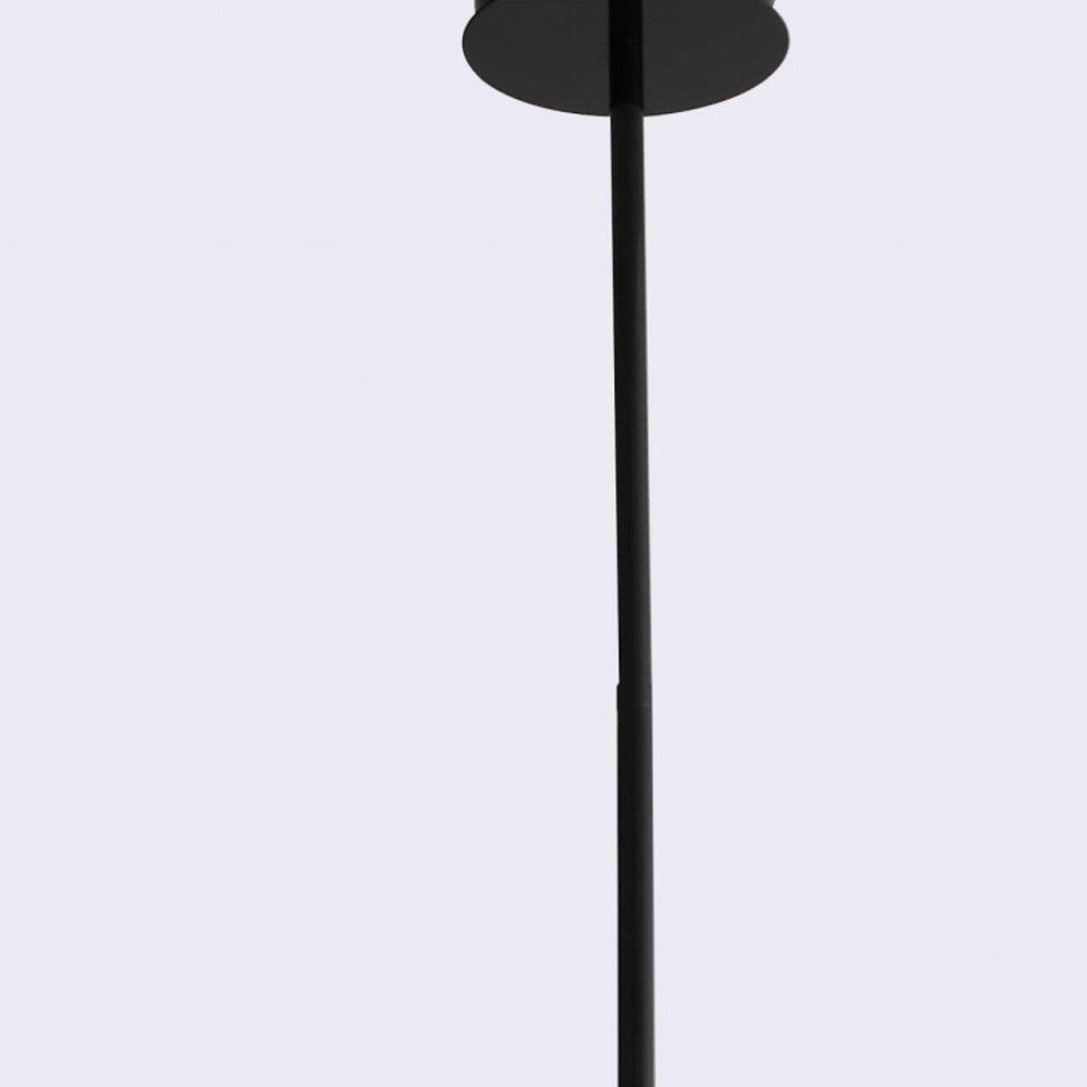 19 X 19 X 40.5 Black Aluminum Pendant Lamp