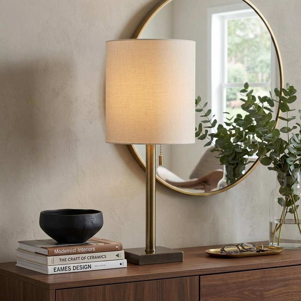 Dark Bronze Metal Table Lamp