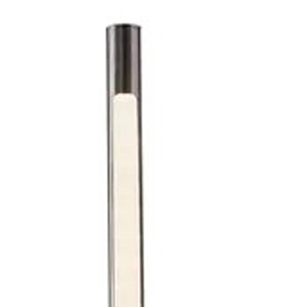 Brass Genuine Marble And Glass Column Floor Lamp