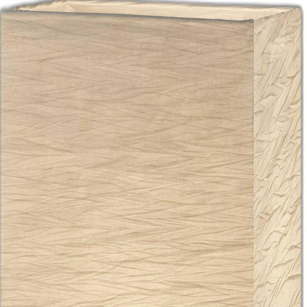 26" Brown Bedside Lamp With Square Shade