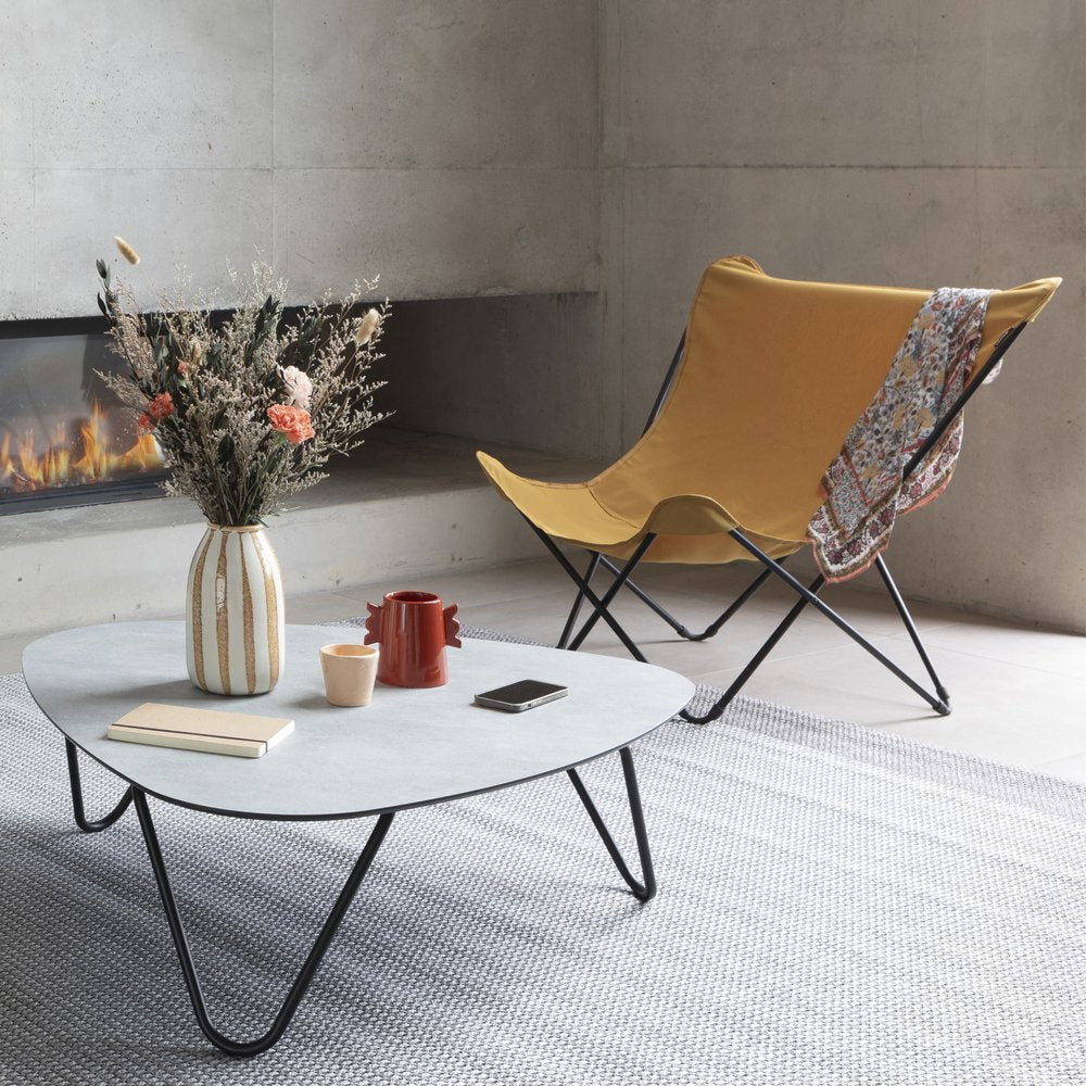 36" Red and Chrome Outdoor Camping Chair