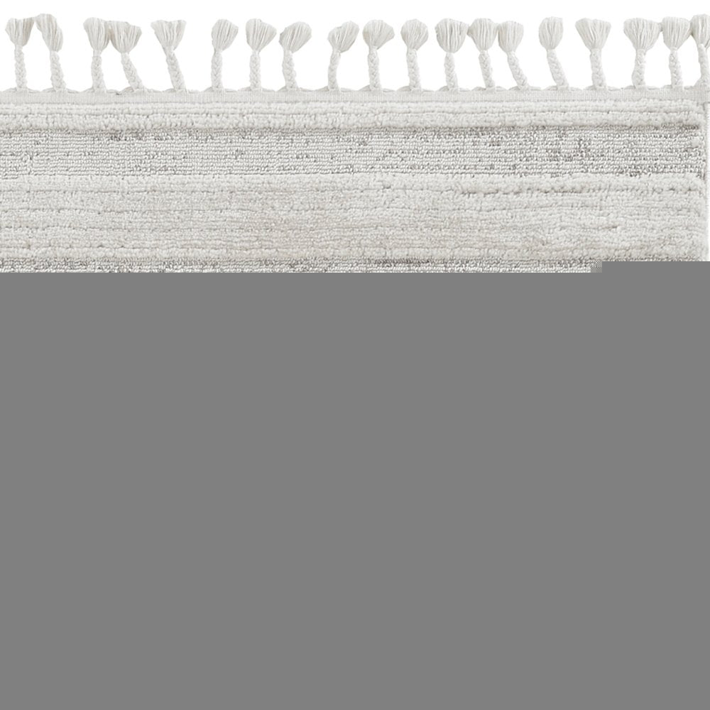 12' X 15' Gray and Ivory Abstract Area Rug