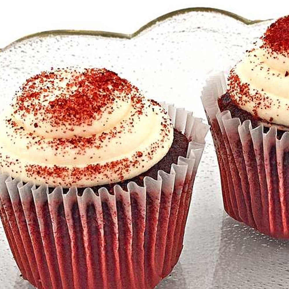 10" Clear And Gold Glass Platter