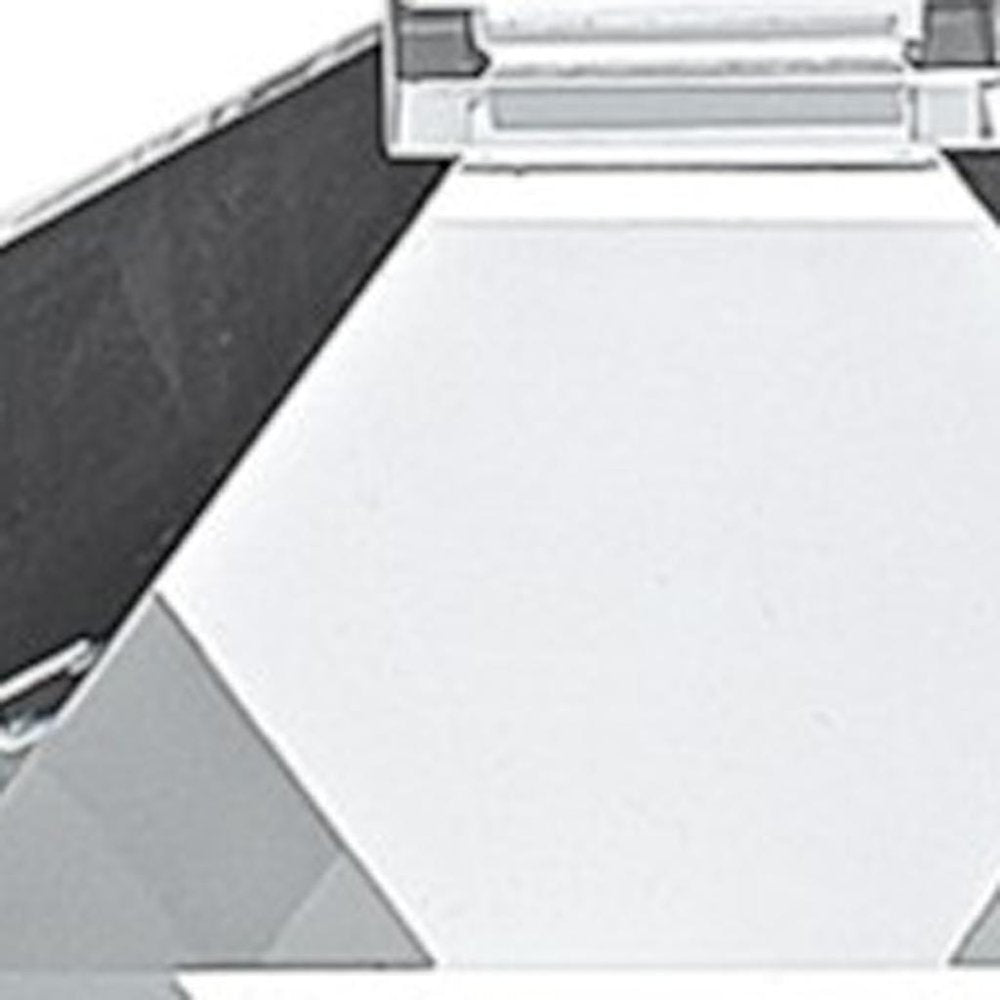 Set of Two Clear Crystal Tabletop Candle Holders