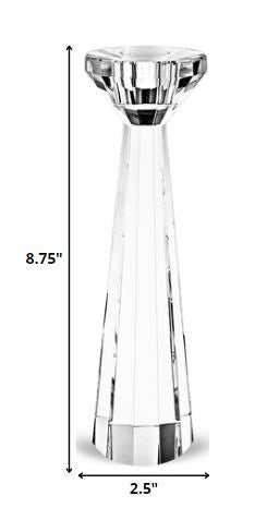 9" Clear Crystal Statue