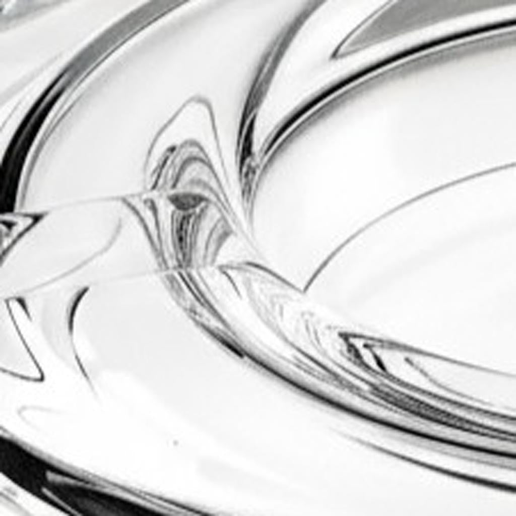 Mouth Blown European Crystal Cigar Ash Tray