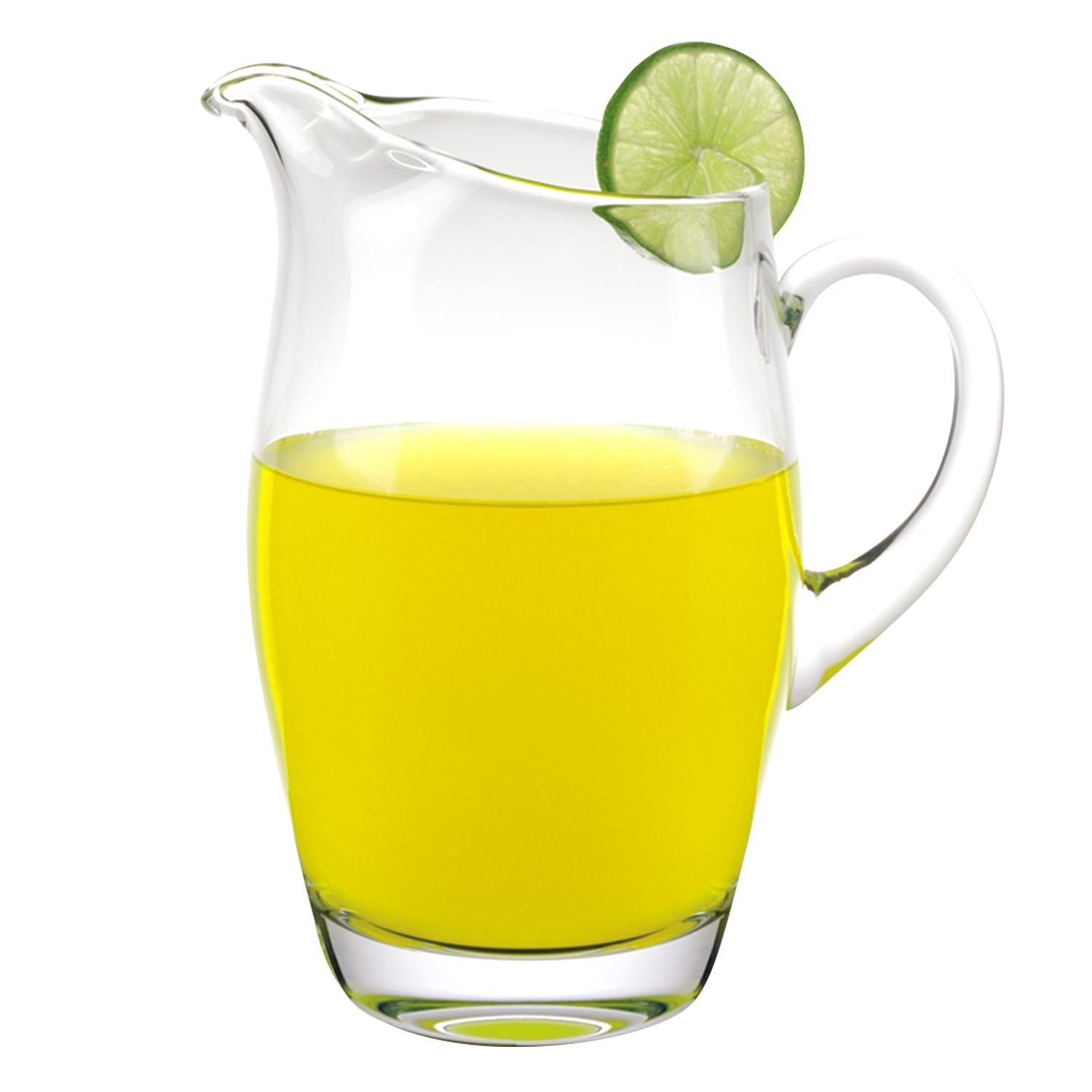 Clear Crystal Glass Convex Curve Shape Stemless Pitcher